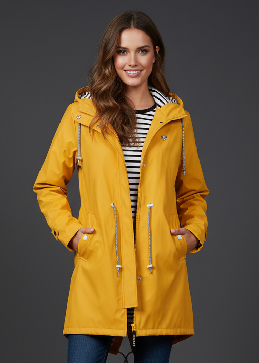 Waterproof Hooded Jacket for All Seasons – Windproof and Stylish Raincoat