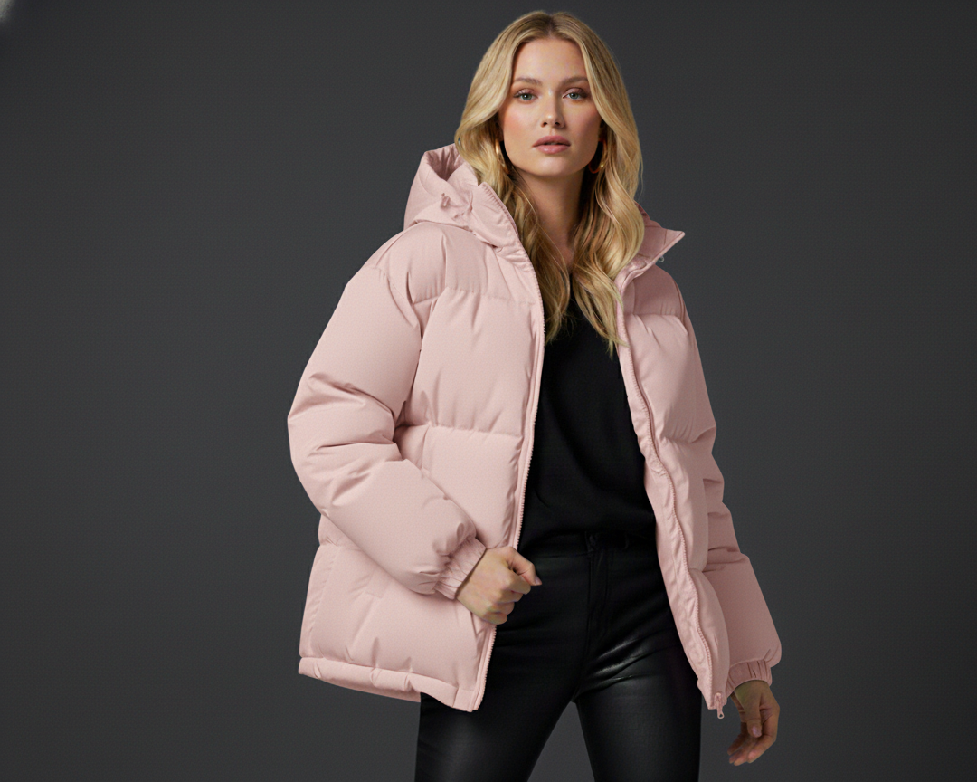 Classic Hooded Women's Jacket - Warm Winter Coat with Cozy Hood and Adjustable Fit, Available in Multiple Colors and Sizes 0